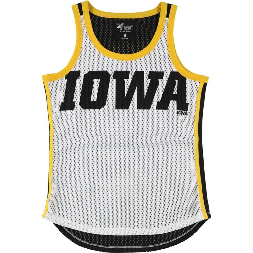 G-III Sports Womens Iowa Hawkeyes Mesh Tank Top, NWT